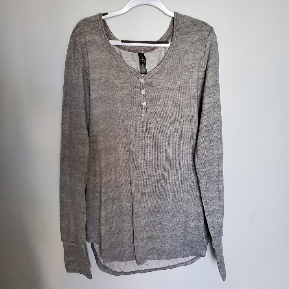 Grey pajama top from Ambrielle